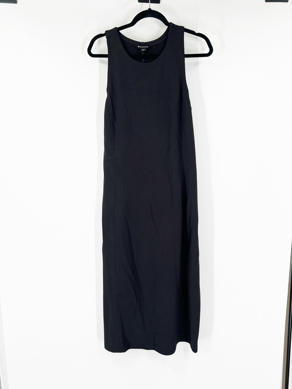 Athleta Seasoft Rib Midi Tank Dress
